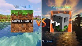 Minecraft vs Craftsman in survival