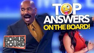 Top FAMILY FEUD Answers ON The Board With Steve Harvey