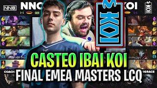 IBAI CASTEA A KOI CON MALPHITE TOP - KOI vs NNO Game 3 FINAL EMEA MASTERS LCQ 2024 LVP ESPAÑOL