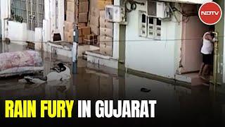 Gujarat Flood News Heavy Rain Batters Gujarat Nearly 10000 Shifted To Safety