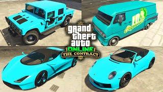 USARE le AUTO SEGRETE del DLC The Contract su GTA Online