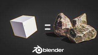 How to Create Low Poly Rocks in 1 Minute