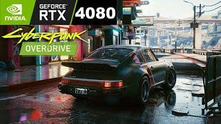 Cyberpunk 2077 PC Intel i7 13700K  RTX 4080 4K Ultra Ray Tracing Overdrive Mode Gameplay & FPS Test