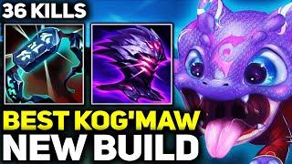 RANK 1 BEST KOGMAW IN THE WORLD NEW BUILD GAMEPLAY  Season 14 League of Legends