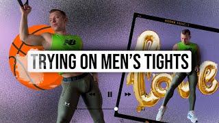 Jaw-Dropping Unboxing Trying on Men’s Tights for Insane Fitness Gains 