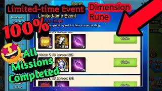 Trick to Completed Limited-time Event Dimension Rune Clash Of Zombie 2  Clash of Warpath