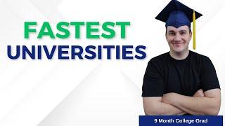 Fastest Universities in 2024 Full List