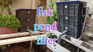 How To Make DIY Fish Pond  Filter very easy and cheapCrystal Clear Water