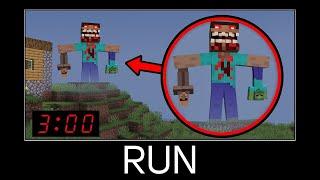 Minecraft wait what meme part 525 Scary Steve