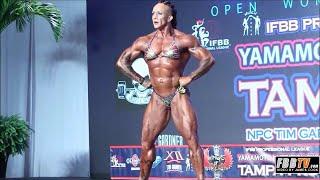 Female Bodybuilder Janeen Lankowski - 2019 IFBB Tampa Pro - Posing Routine