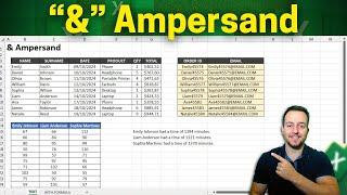 Aggregate Function & ampersand  Concatenate Formulas and Texts  How to Combine Cells in Excel