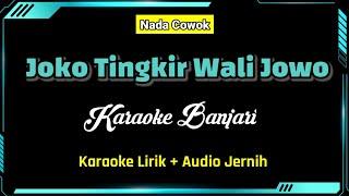 JOKO TINGKIR WALI JOWO  Karaoke Banjari  Nada Cowok