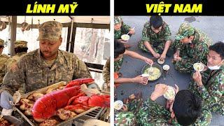 Kinh Ngạc BỮA ĂN Của BỘ ĐỘI Việt Nam và Các Nước Trên Thế Giới