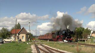 52 8079 mit Leerkohlezug zwischen Leipzig und Saalfeld