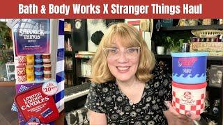 Bath & Body Works X Stranger Things Haul - 4 New Candles