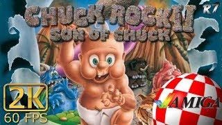 Chuck Rock II Son of Chuck  Amiga  Intro & Gameplay  2K 1440p 50FPS