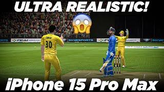 Real Cricket 24 on iPhone 15 Pro Max - IND vs AUS T20 World Cup 23 Final Lineups - Max Graphics