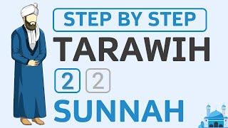 FIRST SET - Taraweeh Namaz Step by Step Beginners Guide to 2 Rakat Sunnah Tarawih Prayer - Ramadhan