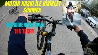 MOTOR KASKI İLE BİSİKLET SÜRMEK?  SERBEST STİL TAKILMACA #2