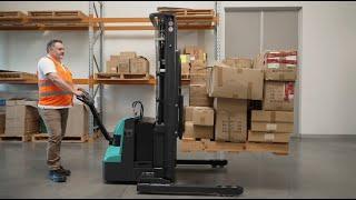 Baoli ES12 Electric Pallet Stacker Walk-Through