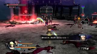 Sengoku Basara 4 Sumeragi Matsu Heaven Difficulty Gameplay 4 Rulers Stage