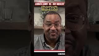 Controversial Throwback Battle Lennox Lewis vs. Ray Mercer ​#shorts #lennoxlewis #boxing