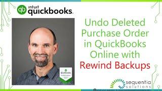 Undo a Deleted Purchase Order using Rewind Backups