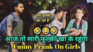 Funny fulki snatching prank on girls Prank video  golgappe prank videos