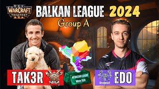 Tak3r vs Edo @ Balkan League WC3 - Orc vs Undead  Warcraft 3 Tournament