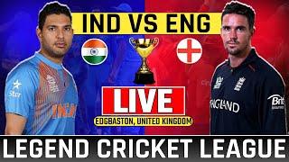 Live Legends Cricket League 2024 India Legends vs England Legends Match-1  Today Live Cricket Match