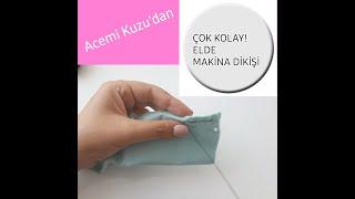 Dikiş Makinan Yok Mu? Elde Makina Dikişi Nasıl Yapılır?