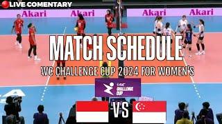 LIVE Comentary AVC VOLI PUTRI INDONESIA VS SINGAPURA