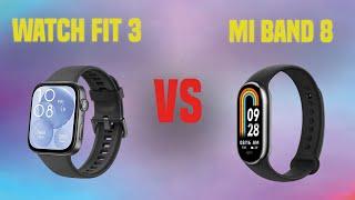 Huawei Watch Fit 3 vs Xiaomi Mi Band 8  Full Specs Compare Smartwatches