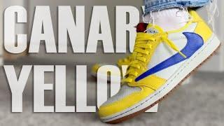 Air Jordan 1 Low OG Travis Scott Canary Yellow - Unboxing & Review ITA