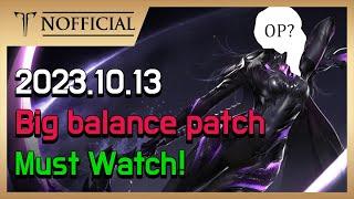 Big balance patch in Lostark - 2023.10.13