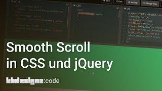 SMOOTH SCROLL MIT CSS ODER jQUERY  kbdesignzcode