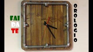 FAI DA TE - Orologio da parete steampunk style DIY - Wall clock steampunk style