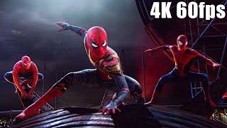 Spider Man  No Way Home   Final Fight   Andrew and Tobey Hit It Off   4K 60fps