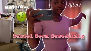 Nigerian School Room Transformation  Pink Pinterest inspired decor