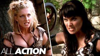 Fighting for The God of War  Xena Warrior Princess  All Action