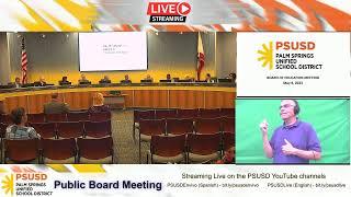 PSUSD Board Meeting 05.09.2023