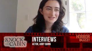 Abby Quinn INTERVIEW - Knock at the Cabin 2023