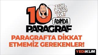 PARAGRAFTA DİKKAT ETMEMİZ GEREKENLER