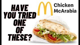 Have You Tried a McDonalds McArabia  Garlic Mayo 2 Chicken Patties Arabic Bread