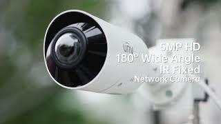 Unboxing  5MP HD 180°Wide Angle IR Fixed Network Camera