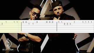 Te robare - Ozuna Nicky JamGuitar TutorialMelodyTabs