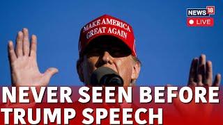 Donald Trump LIVE  Trumps Rally Attracts Thousands To Michigan  Trump Speech  News18  N18L