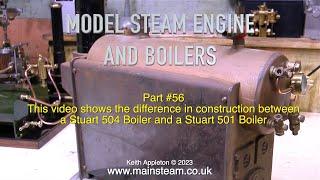 MODEL STEAM ENGINES AND BOILERS  - PART #56