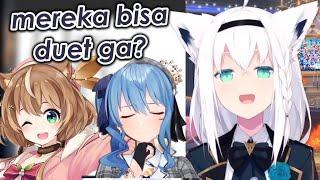 Fubuki Takjub Dengan Skill Nyanyi Risu Setara Suisei??  HOLOLIVE SUB INDO