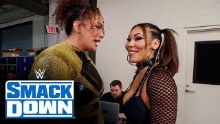 Queen Nia Jax and Michin come to blows backstage SmackDown highlights June 7 2024